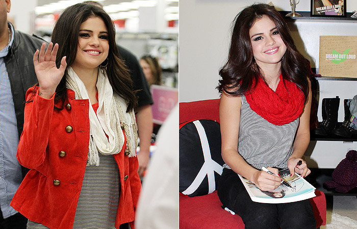 Selena Gomez surge sorridente, após fim do namoro com Justin Bieber