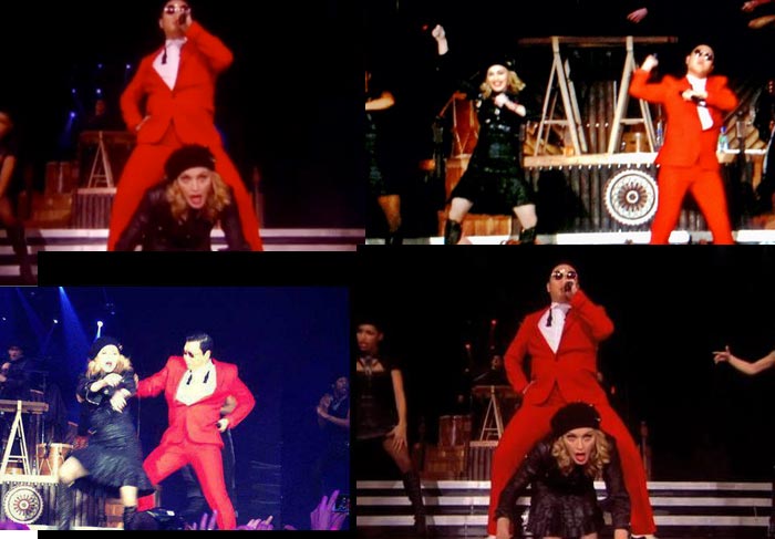 Madonna dança Gangmam Style com Psy no Madison Square Garden O Fuxico