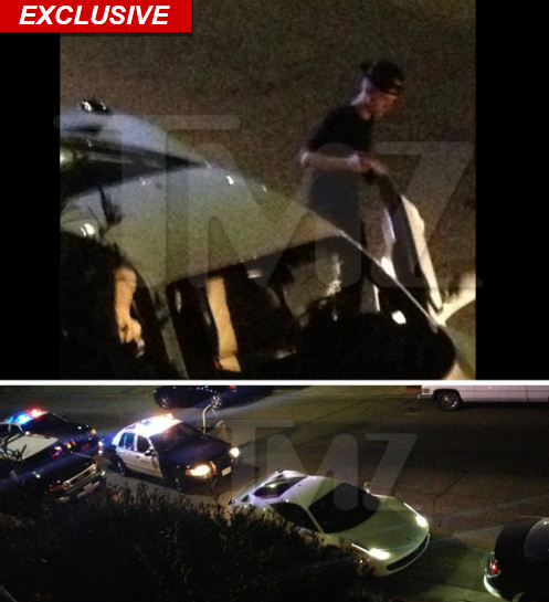 Policiais multam Justin Bieber durante passeio por Los Angeles