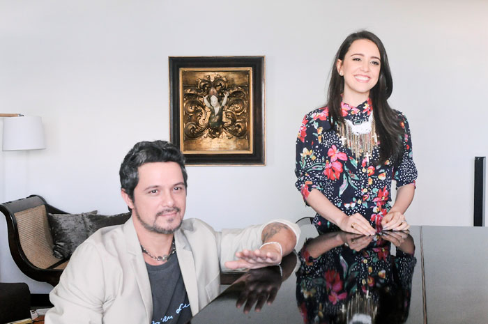 Alejandro Sanz e Roberta Sá gravam dueto