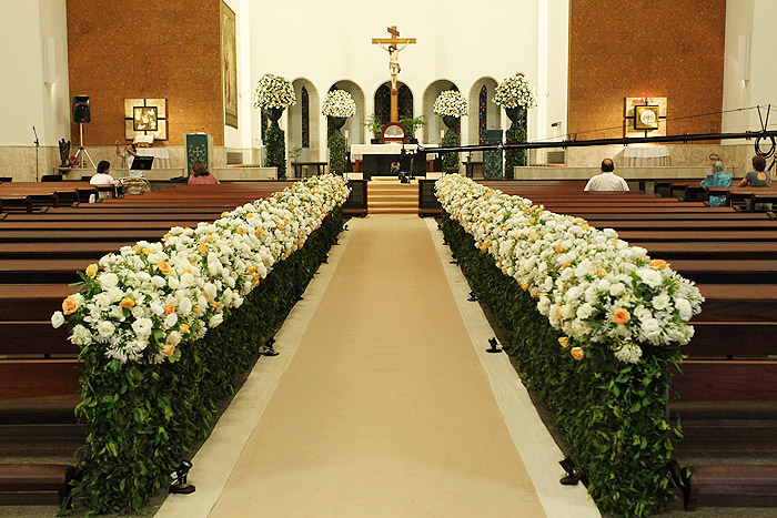 Decoração da Igreja São Gabriel, em São Paulo