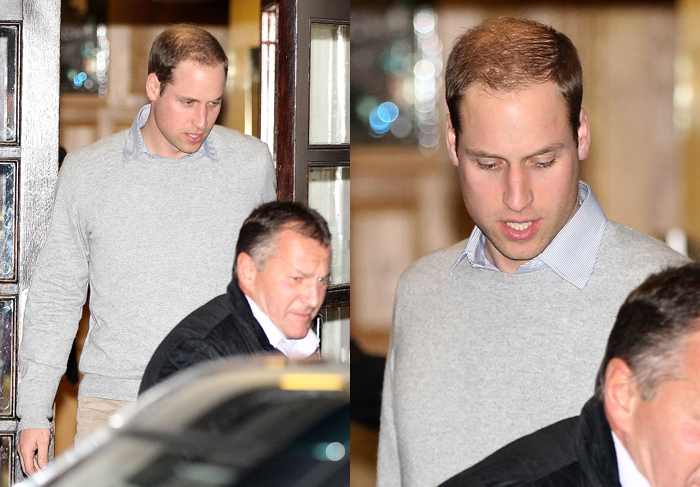 Príncipe William chega ao hospital para visitar Kate Middleton