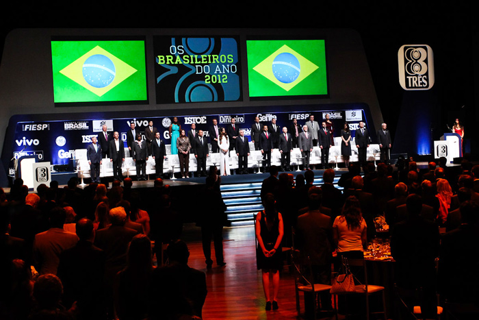 Festa de premiação em São Paulo