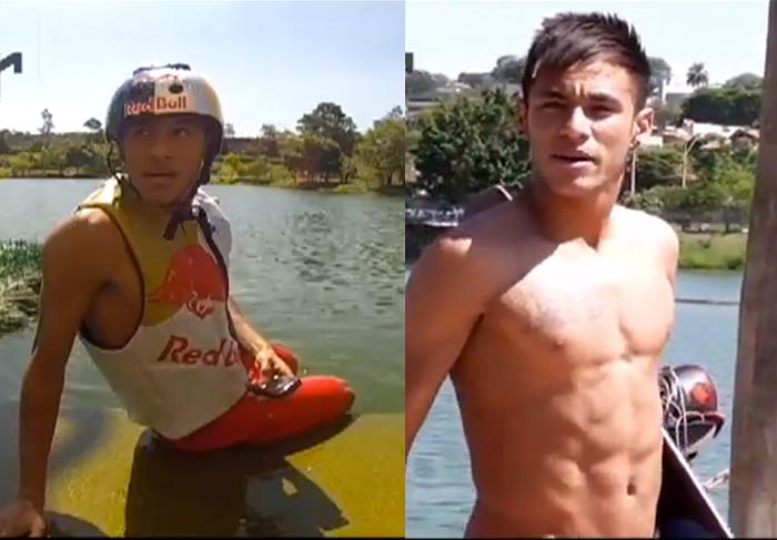 Neymar anda de wakeboard em Jaguariúna O Fuxico