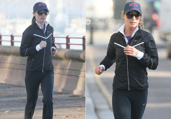 Pippa Middleton faz uma corridinha pelas ruas de Londres