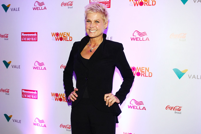 Xuxa participa de encontro internacional de mulheres em SP