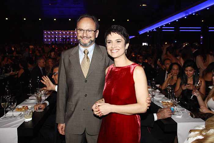Sandra Annenberg e o marido, Ernesto Paglia