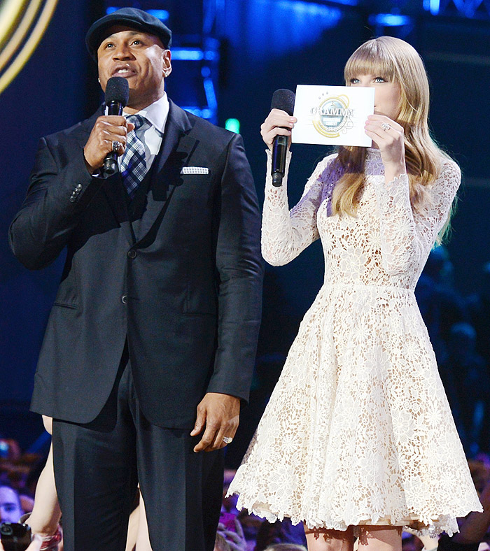 Em evento, Taylor Swift e LL Cool J anunciam os indicados ao Grammy 2013