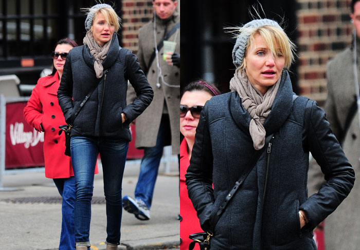  Cameron Diaz esbanja estilo em Nova York