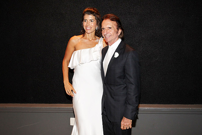 Emerson Fittipaldi se casou com a economista Rossana Fanucchi nesta sexta-feira (7)