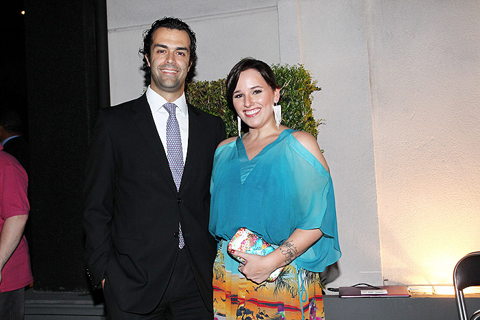 Mariana Belém com o marido Christiano Saab