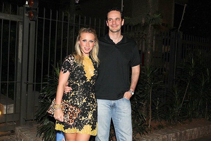 Lethicia Bronstein com o marido