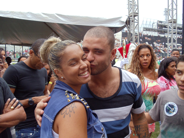 Milena Nogueira, a musa do Salgueiro, participa de evento beneficente