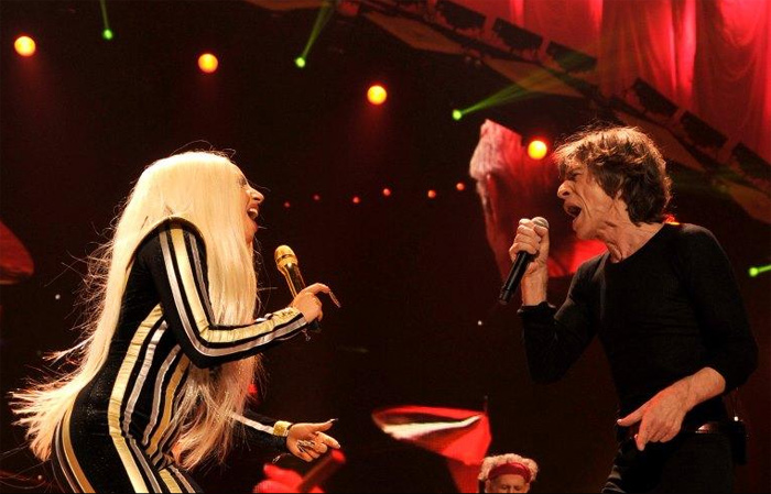 Veja apresentação de Lady Gaga com os Rolling Stones