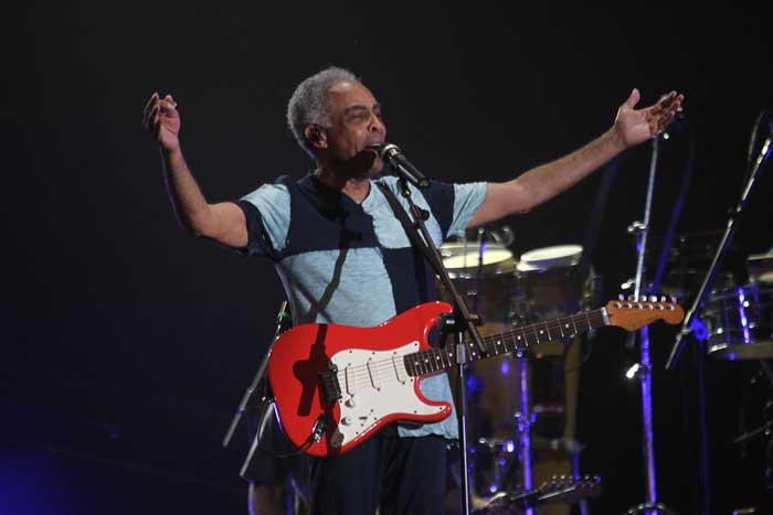 Gilberto Gil no palco