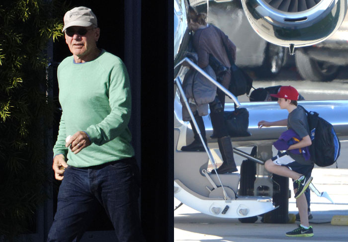  Harrison Ford pilota seu próprio avião em Los Angeles