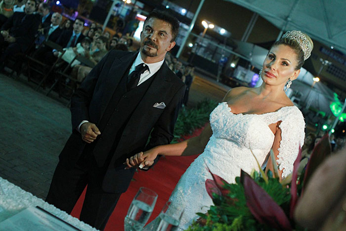 Ângela Bismarchi e Wagner Moraes. Raphael Mesquita/Foto Rio News