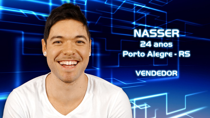 BBB13: Nasser Rodrigues está solteiro e diz que se interessa por mulheres