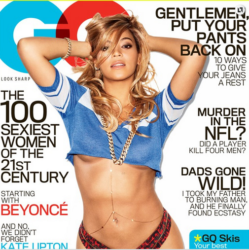 Beyoncé mostra a boa forma na capa da revista GQ