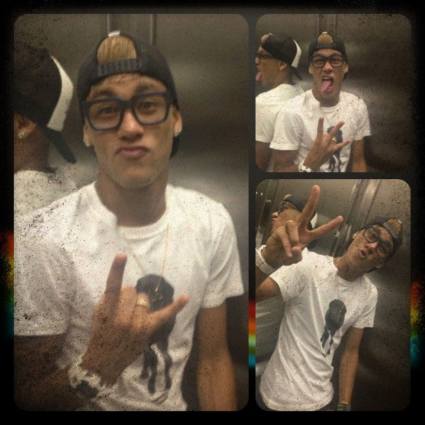 Neymar posta foto do filho com óculos ‘estilo Restart’