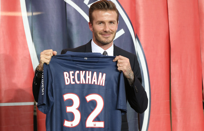 David Beckham assina contrato com o Paris Saint-Germain