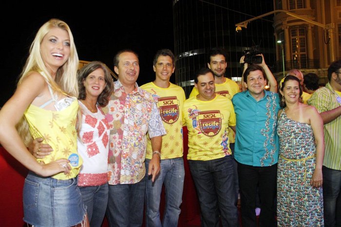 O Carnaval já começou em Recife para Sérgio Marone e Márcio Garcia
