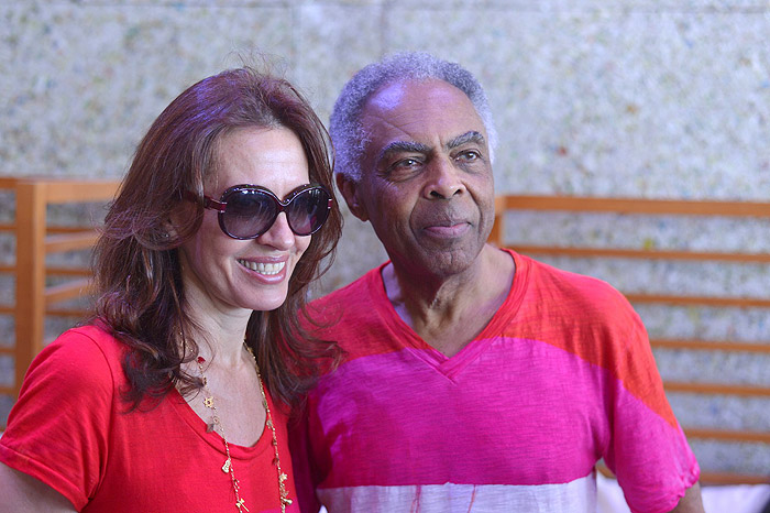 Gilberto Gil confere últimos detalhes de seu camarote, em Salvador