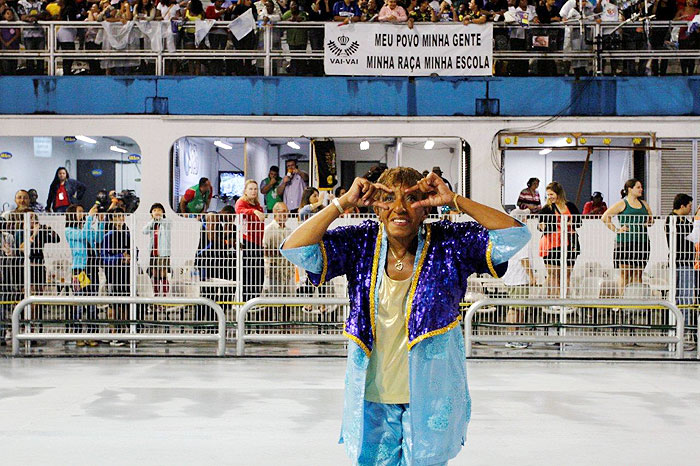 Lecy Brandão no desfile da Acadêmicos do Tatuapé