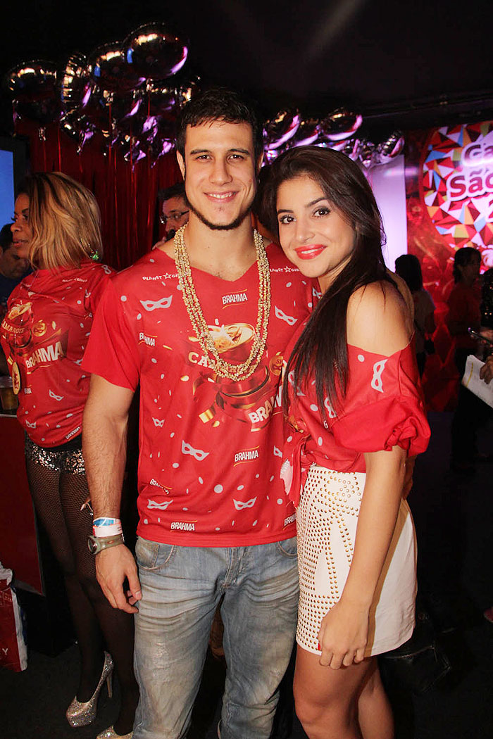 Emiliano dAvila e sua namorada, Natália Rosa