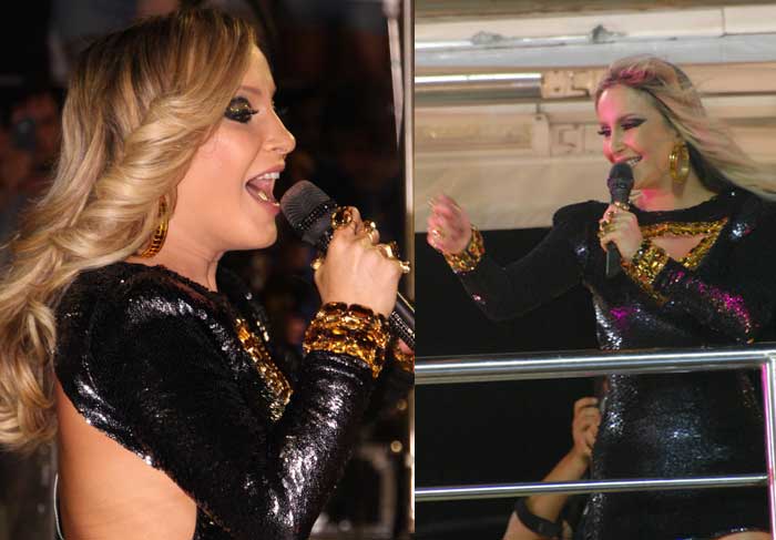 Claudia Leitte canta com As Frenéticas em seu trio Largadinho Fred Pontes/Divulgação