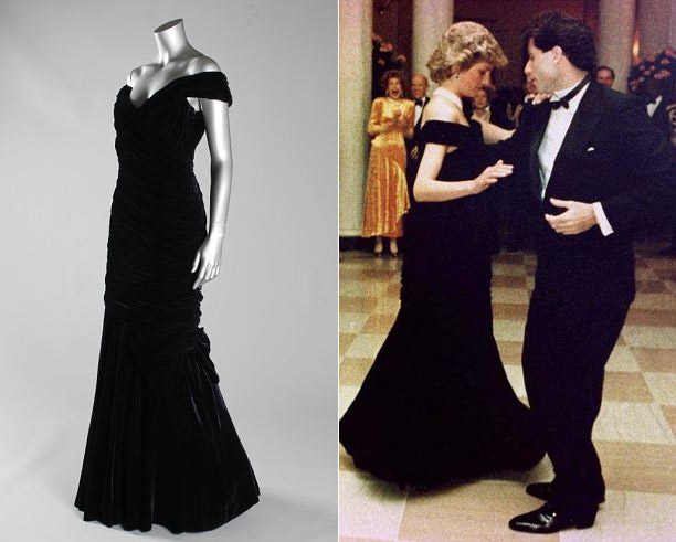 Dez vestidos de gala da Princesa Diana vão a leilão
