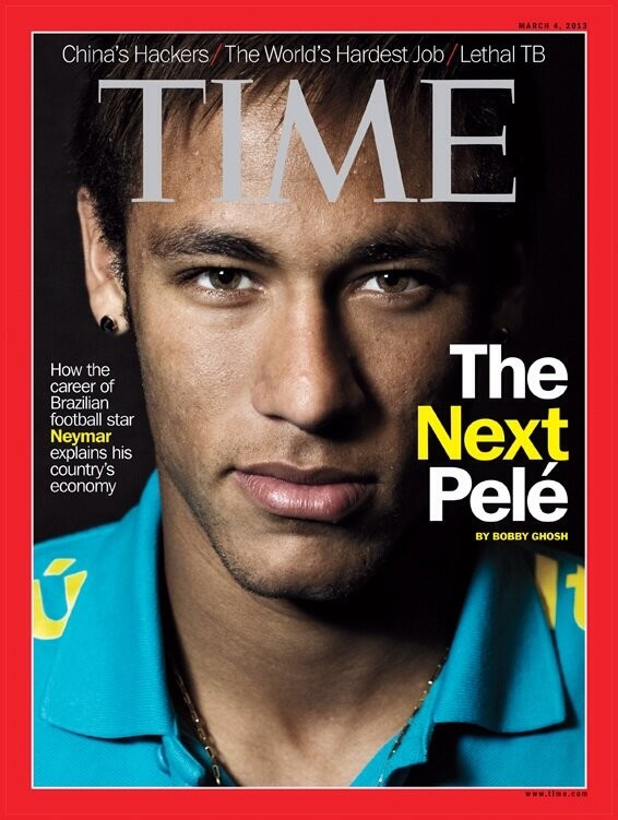  Neymar ganha reportagem na Time Magazine