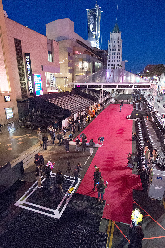 Veja fotos dos preparativos para a cerimônia de entrega do Oscar 2013