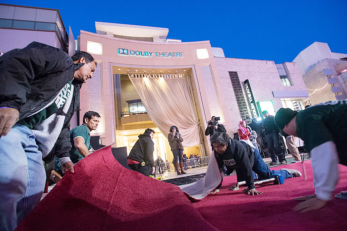 Veja fotos dos preparativos para a cerimônia de entrega do Oscar 2013