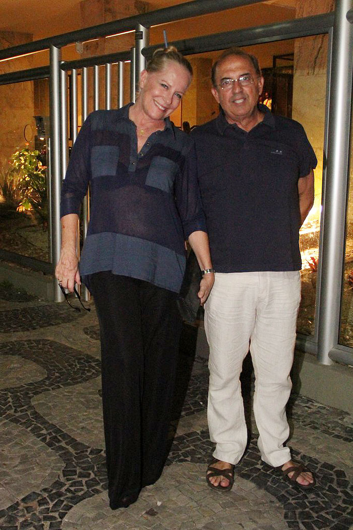 Lucinha Lins e o marido, Cláudio