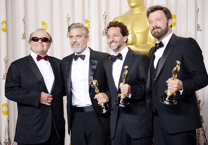 Jack Nicholson, George Clooney, Grant Heslov e Ben Affleck