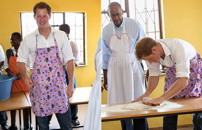 Príncipe Harry cozinha, dança e ensina crianças surdas em Lesoto