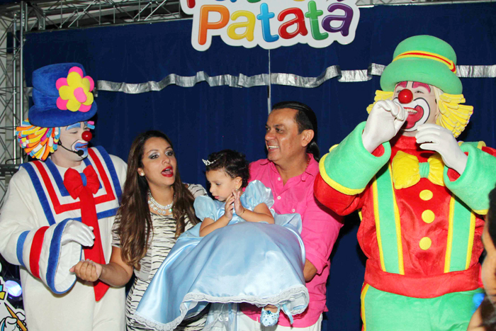 Os palhaços Patati Patatá animaram a festa
