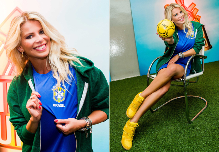 Karina Bacchi fala o desafio de participar de um reality sobre futebol