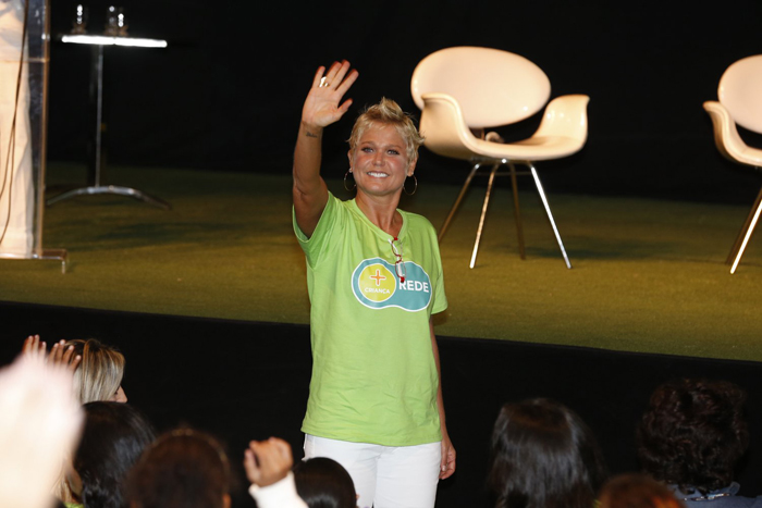 Xuxa lança programa Rede + Criança no Rio