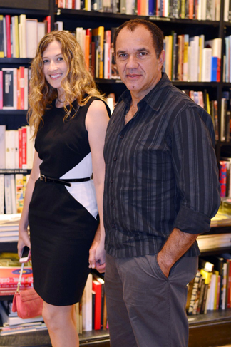 Humberto Martins e sua namorada Marcia Delanillo