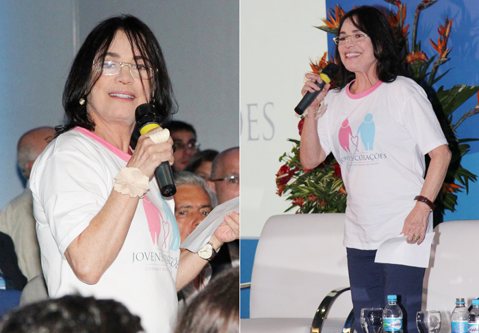Regina Duarte recita Cecília Meireles em evento de cardiologia
