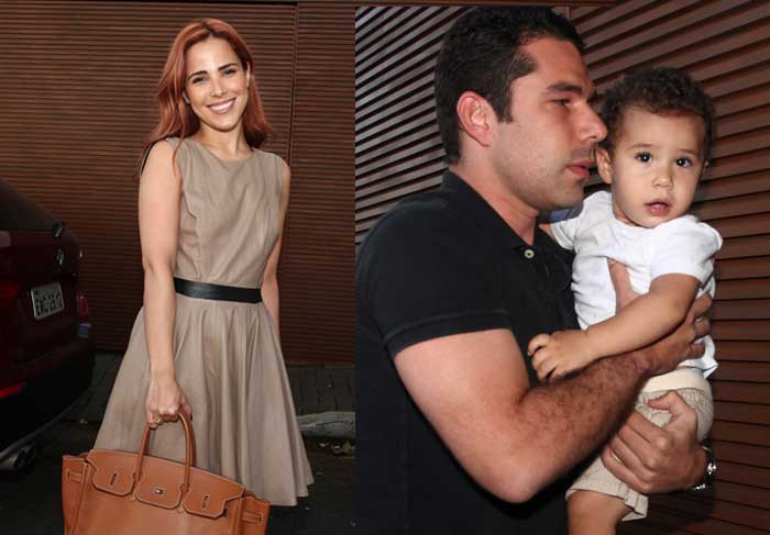 Wanessa vai com marido e filho ao aniversário da filha de Ronaldo