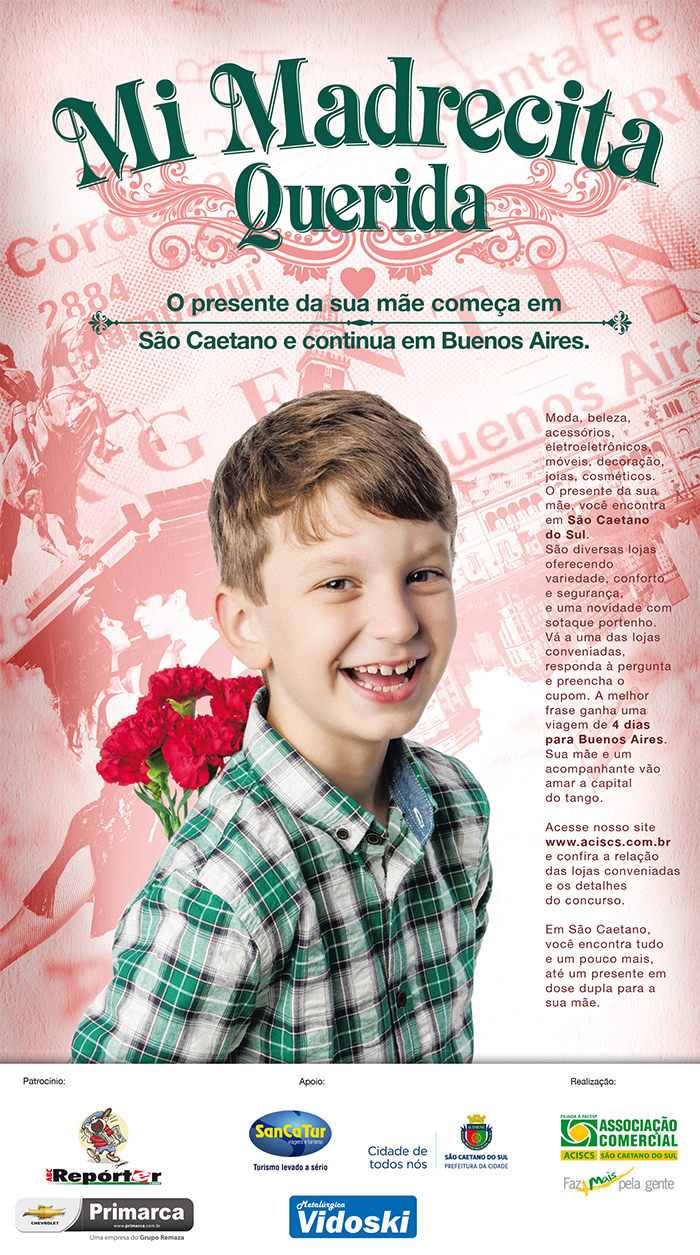 Filho de Alssandra Scatena estreia em campanha publicitária