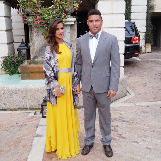Ronaldo e Paula Morais posam na maior elegância em Mônaco