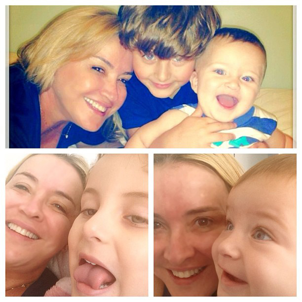 Claudia Leitte posta foto da mãe com os seus filhos
