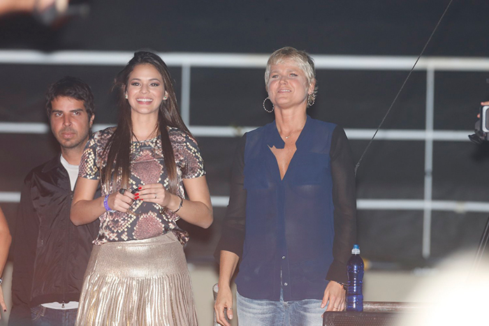 Xuxa e Bruna Marquezine subiram ao palco no show de Ivete
