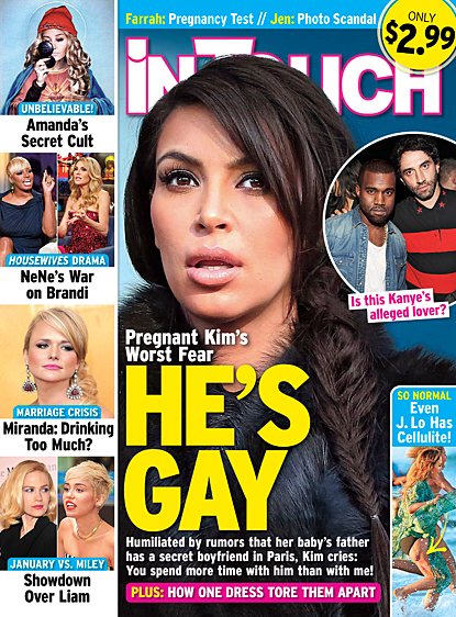 Kim Kardashian teme que Kanye West seja gay