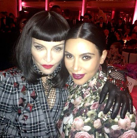 Madonna esclarece que já conhecia Kim Kardashian