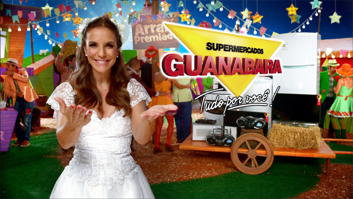 Ivete Sangalo vira noiva caipira em propaganda de supermercado